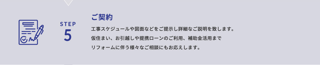 STEP5 ご契約